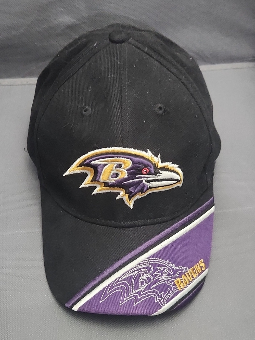 NFL Black and Purple Baltimore Ravens Curved Brim Cap